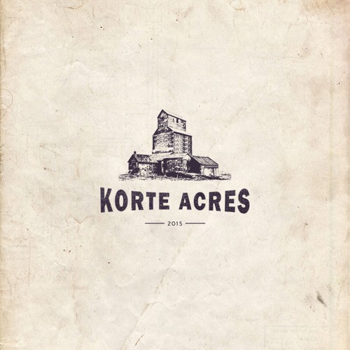 Barn logo with the title 'Korte Acres'