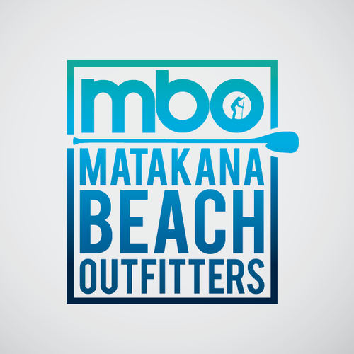 Longboard logo with the title 'Matakana Beach Outfitters Winner'