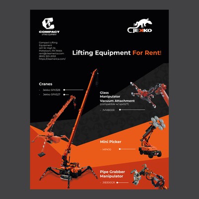 Bold Flyer for Lifting Equipment