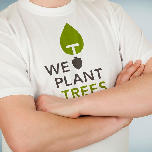 Sustainable logo with the title 'WePlantTrees logo'