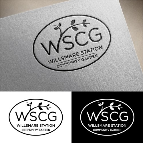 Lawn care logo with the title 'WSCG'