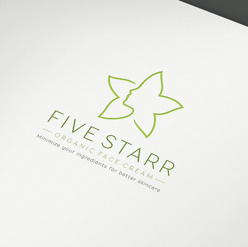 Woman logo with the title 'Five starr'