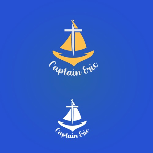 Sailor logo with the title 'A logo for boat captain'