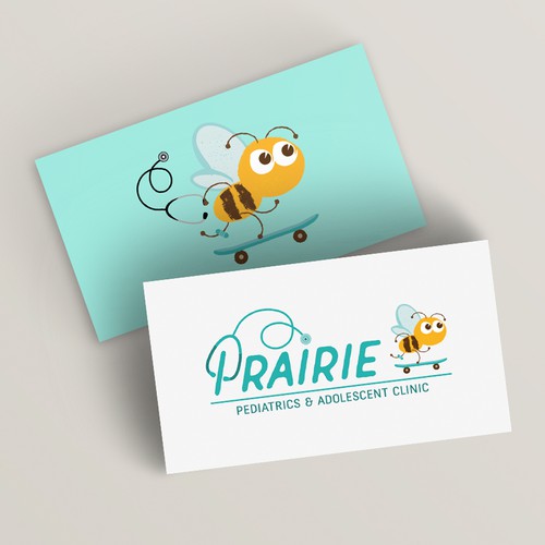 Pediatric design with the title 'Playful logo design for paediatric clinic'
