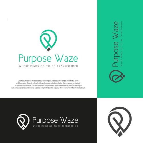 Location pin logo with the title 'ON PURPOSE'