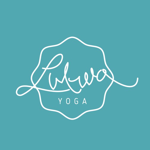 Lifestyle logo with the title 'Yoga'