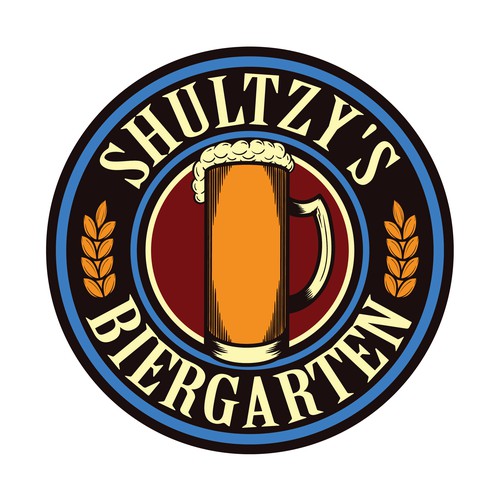 Restaurant logo with the title 'Beer logo For SHULTZY'S'