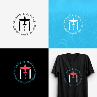 Plane and Simple Logo design