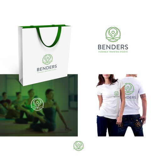 Studio design with the title 'Discover Bender Logo Design!'