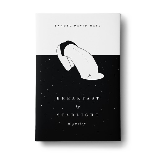 Black and white book cover with the title 'Breakfast by Starlight'