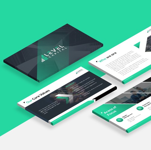 Proposal design with the title 'Design Pitch Deck for Cutting Edge Crypto Finance Company'