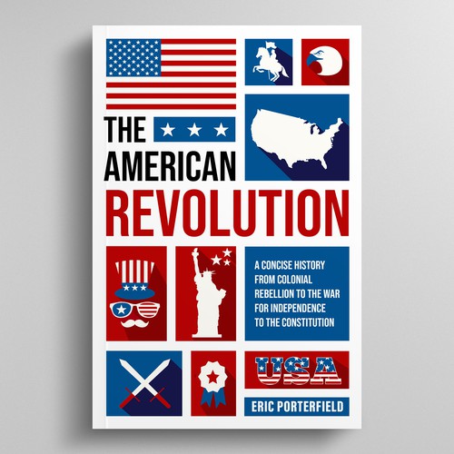 Historical book cover with the title 'The American Revolution'