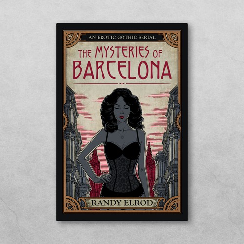 Book cover with the title 'The Mysteries of Barcelona'