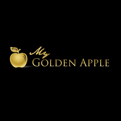 Apple logo with the title 'Logo for My Golden Apple'