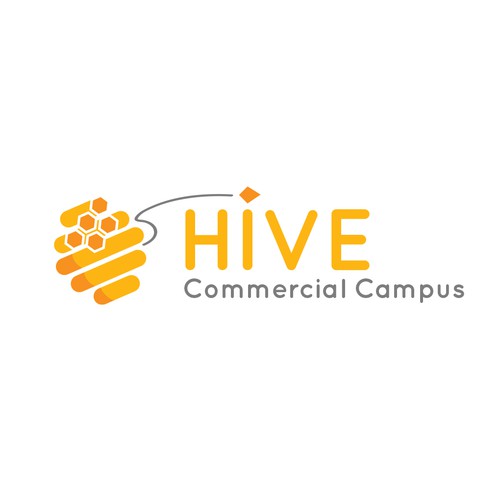 Beehive design with the title 'Create the designer brand for the future Commercial Campuses'