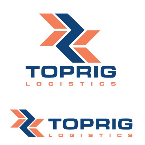 Transportation logo with the title 'logo concept transports & logistics'
