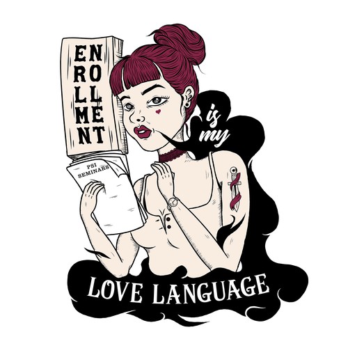 Feminine t-shirt with the title 'VINTAGE ROCK AND ROLL WOMAN'