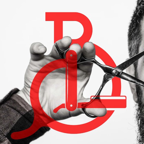 Barber logo with the title 'barber'