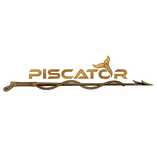 Ferry logo with the title 'Example of a fishing logo redesign'