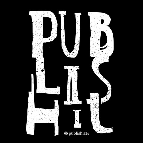 Font design with the title 'Design a book-themed t-shirt for hipsters in Brooklyn'