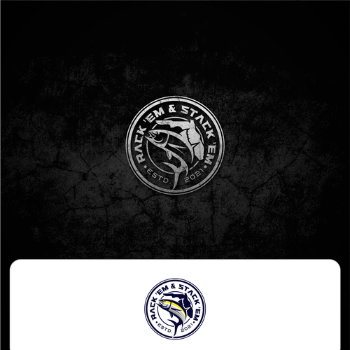 Fisherman logo with the title 'fishing'