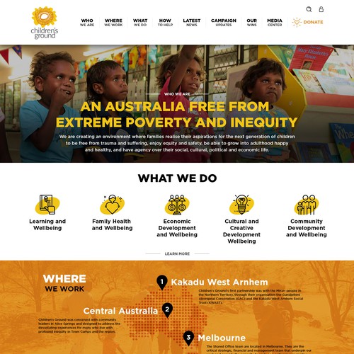 Site design with the title 'website'