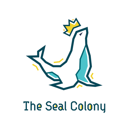 Seal logo with the title 'Bold Graffiti Type Logo'