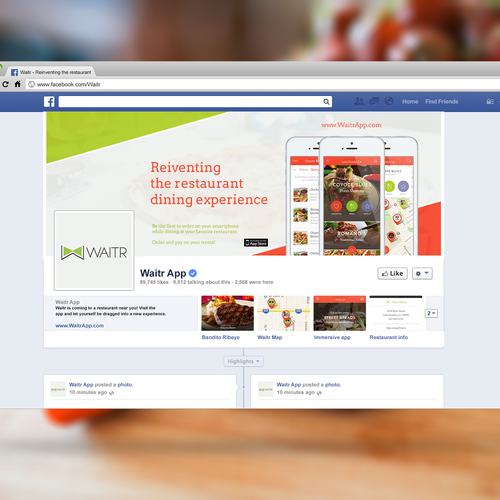 Lead design with the title 'Social media cover'