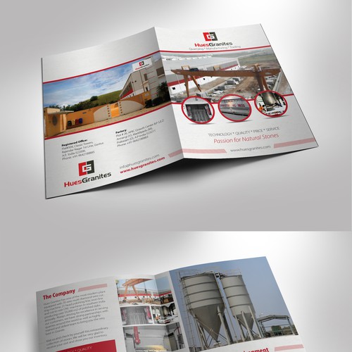 Manufacturing design with the title 'Create a excellent brochure for granite quarrying, manufacturing and trading comapny'