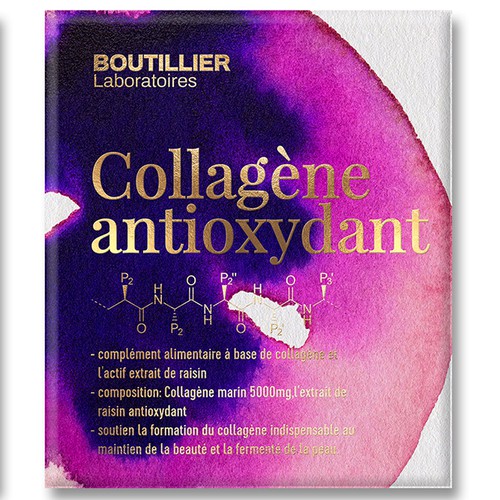 Elegant packaging with the title 'Cosmetics Packaging'