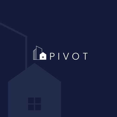 Name design with the title 'Logo Design for Property Management Company "Pivot"'