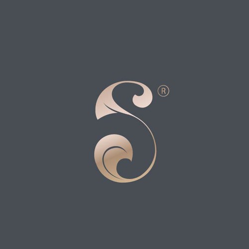 Beauty logo with the title 'Luxury boutique salon lettermark logo'