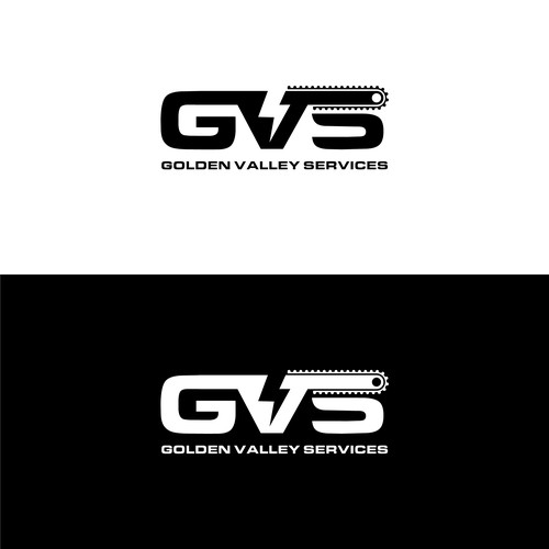 Electrical logo with the title 'Logo design concept for Golden Valley Services'