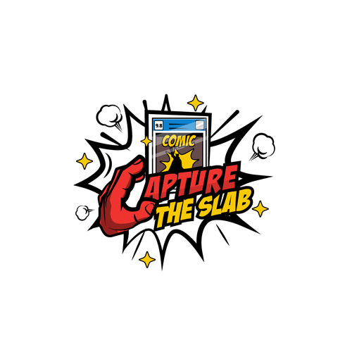 Comic logo with the title 'Logo design for a Comic Site/Shop'