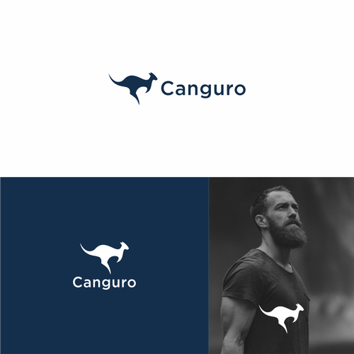 Kangaroo logo with the title 'Canguro'