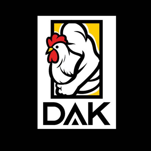 Arts logo with the title 'cicken logo concept'