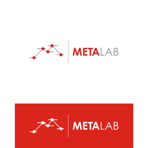 Scientist logo with the title 'METALAB LOGO'