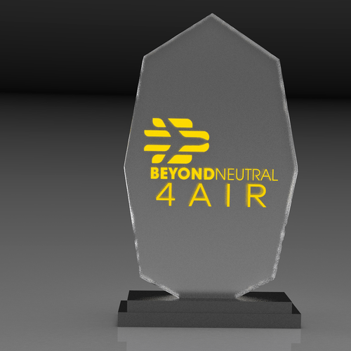 Award design with the title 'air award'