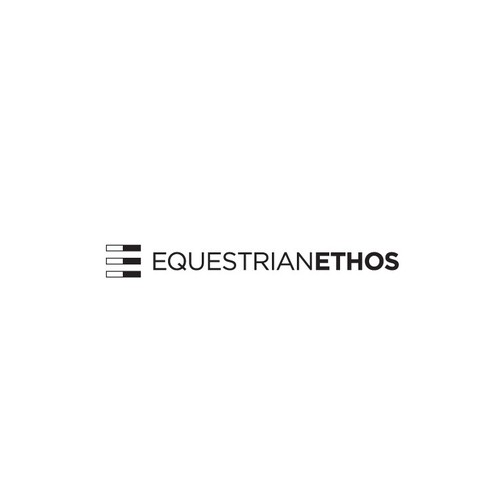 Clothing line logo with the title 'Equestrian clothing'