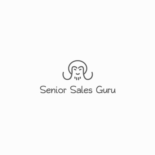 Jellyfish design with the title 'Logo for Senior Sales Guru'