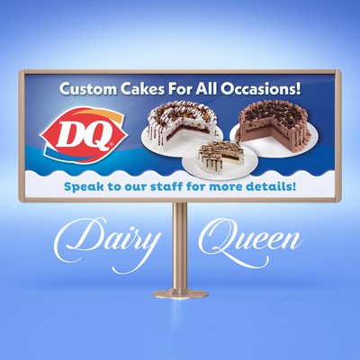 Dairy Queen Custom Cakes Banner