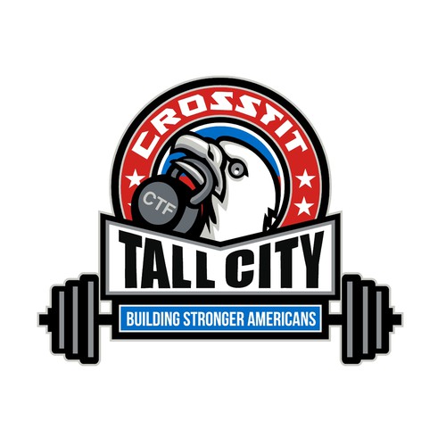 CrossFit logo with the title 'Crossfit Tall City'