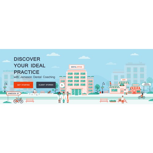 Header design with the title 'Header Illustration'