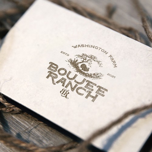 Ranch logo with the title 'Boujee Ranch logo'