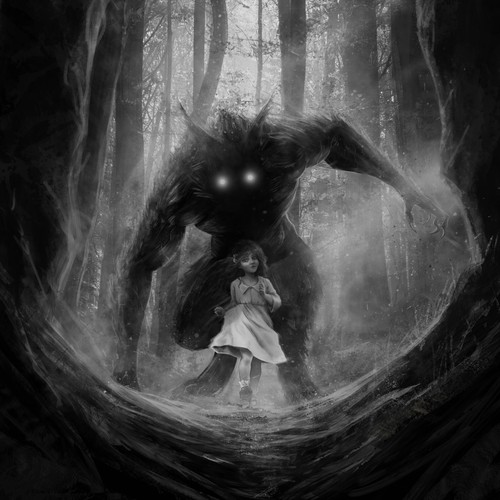 Woods design with the title 'Horrorology - T. Drakeford'