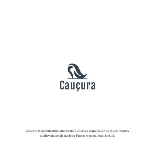 Shoe print logo with the title 'Shoe logo for Caucura'