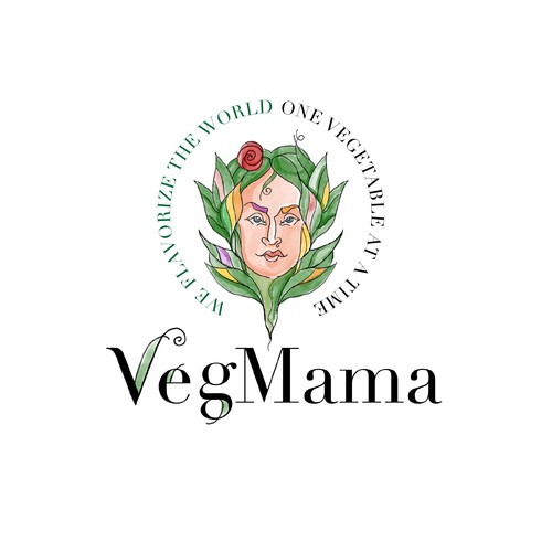 Vegan logo with the title 'vegan logo with Midsommer nights dreame flavor'