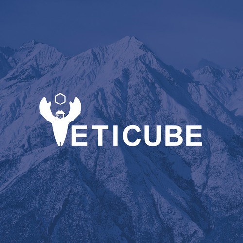 Yeti logo with the title 'YETICUBE logo'