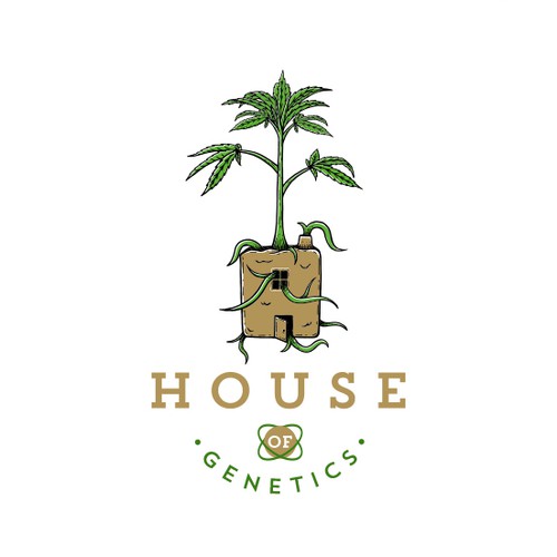 Organic brand with the title 'House of Genetics'