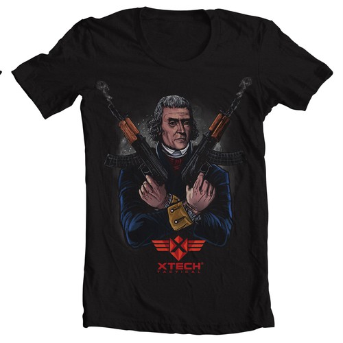 Industrial t-shirt with the title 'Thomas Jefferson tactical'